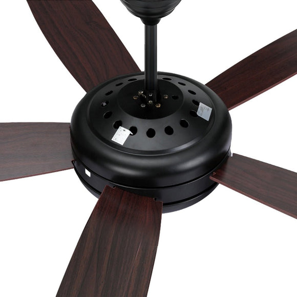 Devanti 52'' Ceiling Fan AC Motor 5 Blades w/Light - Dark Wood - RnR Galore
