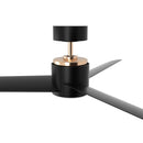 Devanti 52'' Ceiling Fan DC Motor w/Light w/Remote - Black - RnR Galore