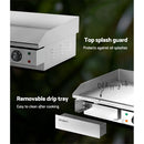 Devanti Commercial Electric Griddle 73cm BBQ Grill Plate 4400W - RnR Galore