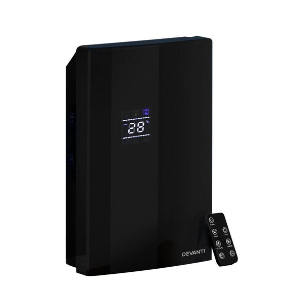 Devanti Dehumidifier 2L Air Purifier Black - RnR Galore