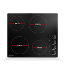 Devanti Electric Ceramic Cooktop 60cm - RnR Galore