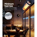 Devanti Electric Strip Heater Radiant Heaters 1500W - RnR Galore