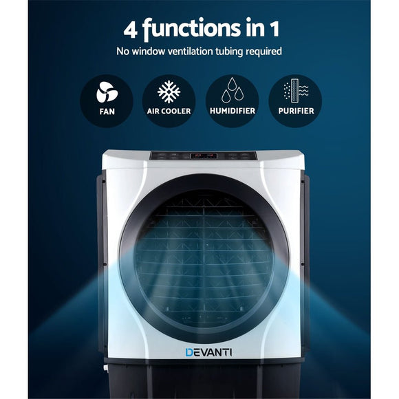 Devanti Evaporative Air Cooler Conditioner 60L - RnR Galore