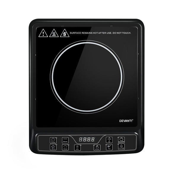 Devanti Induction Cooktop 30cm Portable Cooker - RnR Galore