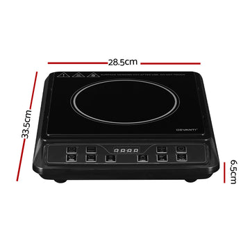 Devanti Induction Cooktop 30cm Portable Cooker - RnR Galore