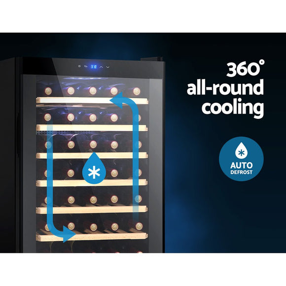 Devanti Wine Fridge Cooler 51 Bottles - RnR Galore