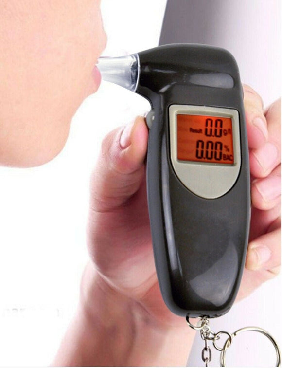 Digital Alcohol Tester LCD Police Breathalyser Grade Accuracy Portable Keychain - FREE POST - RnR Galore