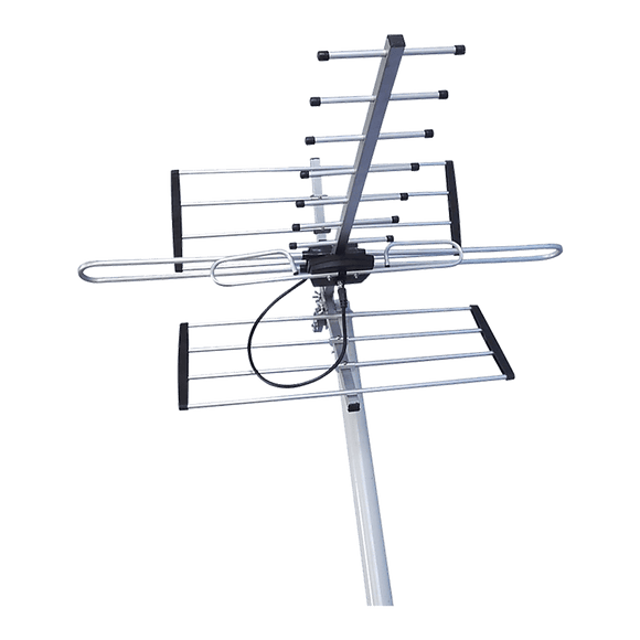 Digital TV Outdoor Antenna Aerial UHF VHF FM Signal Booster HD - RnR Galore