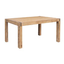 Dining Table 180cm Medium Size with Solid Acacia Wooden Base in Oak Colour - RnR Galore