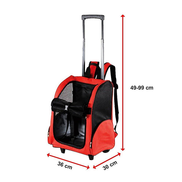 Dog Pet Safety Transport Carrier Backpack Trolley - RnR Galore