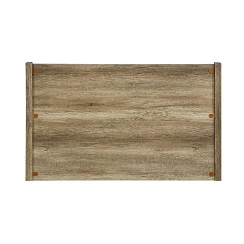 Double Size Bed Frame Natural Wood like MDF in Oak Colour - RnR Galore