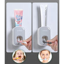 Ecoco Wall mount auto ands Free Toothpaste Dispenser Automatic Toothpaste Squeezer Bathroom Toothpaste Holder Black - RnR Galore