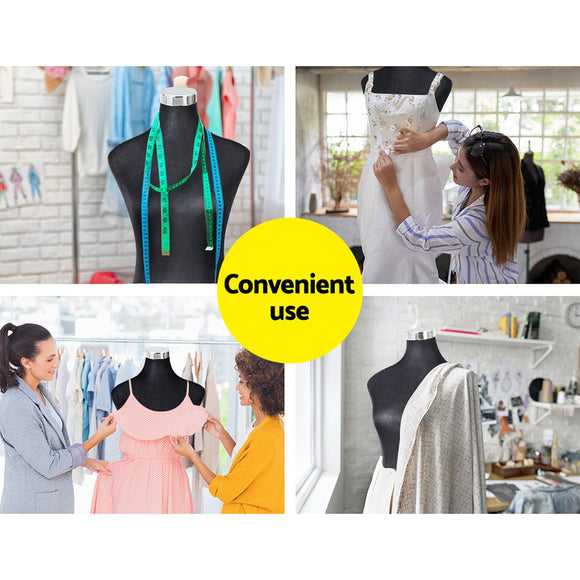 Embellir Female Mannequin Dummy Model Dressmaker Clothes Display Torso Tailor BK - RnR Galore