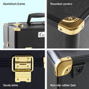Embellir Portable Cosmetic Beauty Makeup Case - Black & Gold - RnR Galore