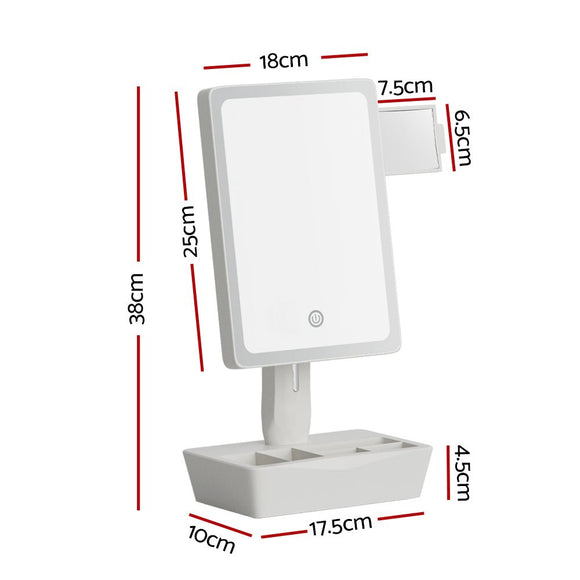 Embellir Vanity Makeup Mirror With Lights 10X Magnifying Mirrors Cosmetic - RnR Galore