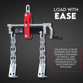 Engine Leveler Balancer 907kg Load Shop Crane Hoist Chain Lift Loading Leveller - RnR Galore