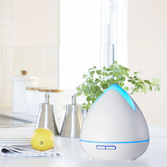 Essential Oils Ultrasonic Aromatherapy Diffuser Air Humidifier Purify 400ML - White - RnR Galore