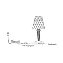 Eugenia Touch Table Lamp - RnR Galore
