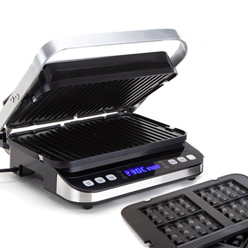 EUROCHEF EUC - CG7 Smart Multi Contact Grill Sandwich Panini Press Maker Fast Cafe Style - RnR Galore