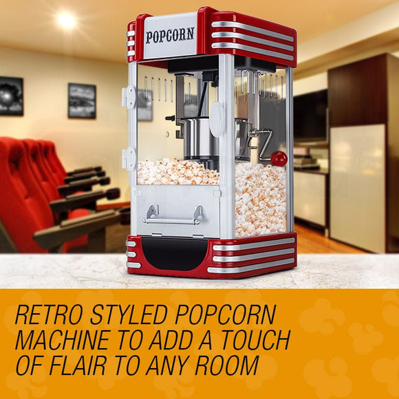 EuroChef Popcorn Machine - Popper Popping Classic Cooker Microwave - RnR Galore