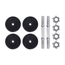 Everfit 15kg Dumbbell Set Weight Plates Dumbbells Lifting Bench - RnR Galore