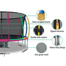 Everfit 16FT Trampoline for Kids w/ Ladder Enclosure Safety Net Rebounder Colors - RnR Galore