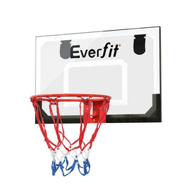 Everfit 23" Mini Basketball Hoop Backboard Door Wall Mounted Sports Kids Black - RnR Galore