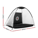 Everfit 3M Golf Practice Net Portable Training Aid Driving Target Tent Black - RnR Galore