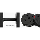 Everfit 40kg Dumbbells Barbell Set Adjustable Dumbbell Weight Lifting - RnR Galore