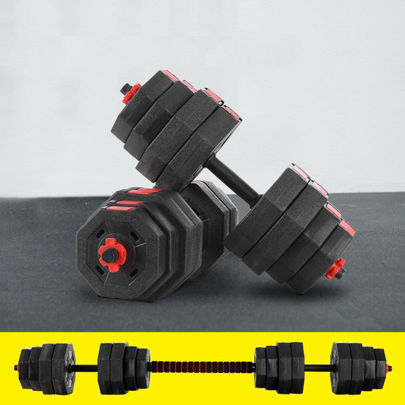 Everfit 40kg Dumbbells Barbell Set Adjustable Dumbbell Weight Lifting - RnR Galore