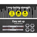 Everfit 45cm Dumbbell Bar Gym Home Exercise 150kg Capacity - RnR Galore