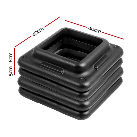 Everfit 4X Aerobic Step Riser Exercise Stepper Block Gym Home Fitness - RnR Galore