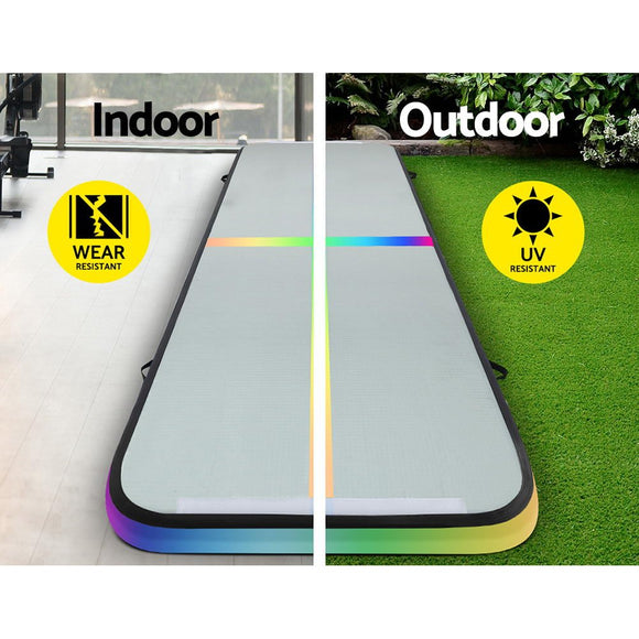 Everfit 4X1M Air Track Inflatable Tumbling Mat Gymnastics Yoga Mat - RnR Galore