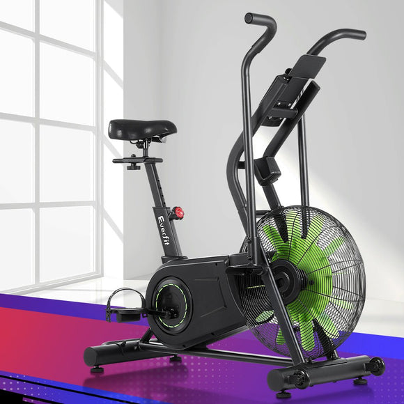 Everfit Air Bike Dual Action Exercise Bike Fitness Home Gym Cardio - RnR Galore