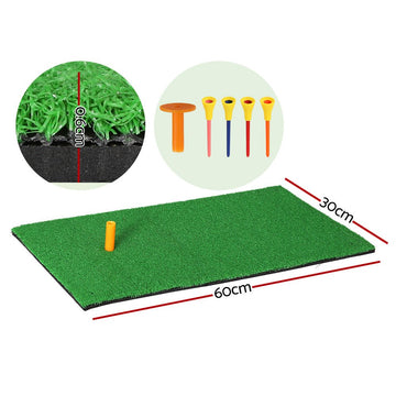 Everfit Golf Hitting Practice Mat Portable Driving�Range�Training Aid 60x30cm - RnR Galore