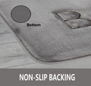 Extra Thick Memory Foam & Super Comfort Bath Rug Mat for Bathroom (60 x 40 cm, Grey) - RnR Galore