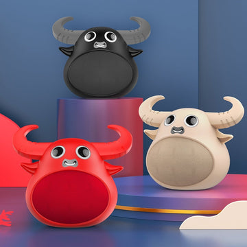 Fitsmart Bluetooth Animal Face Speaker Portable Wireless Stereo Sound - Khaki - RnR Galore