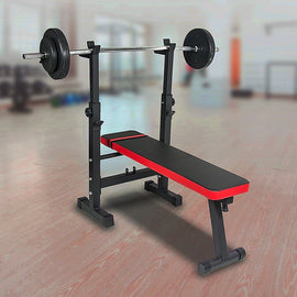 Folding Flat Weight Lifting Bench Body Workout Exercise Machine Home Fitness - RnR Galore