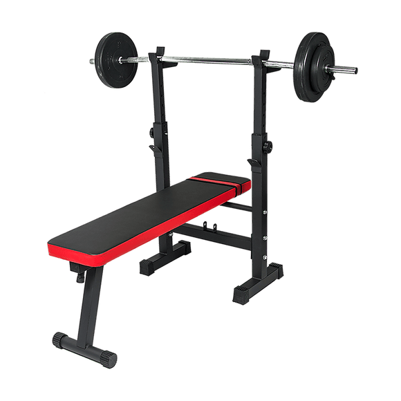 Folding Flat Weight Lifting Bench Body Workout Exercise Machine Home Fitness - RnR Galore