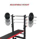 Folding Flat Weight Lifting Bench Body Workout Exercise Machine Home Fitness - RnR Galore