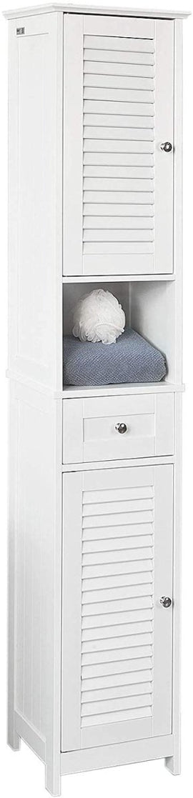 Freestanding Tall Bathroom Cabinet 170x32x30 cm - RnR Galore