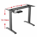 Gaming Standing Desk Home Office Lift Electric Height Adjustable Sit To Stand Motorized Standing Desk 1160 - RnR Galore