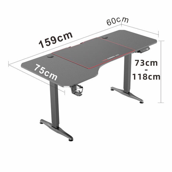 Gaming Standing Desk Home Office Lift Electric Height Adjustable Sit To Stand Motorized Standing Desk 1460 - RnR Galore
