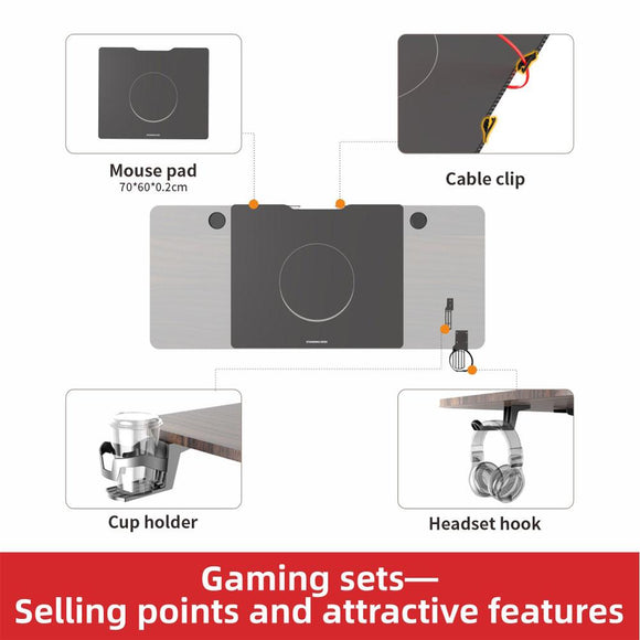 Gaming Standing Desk Home Office Lift Electric Height Adjustable Sit To Stand Motorized Standing Desk 1460 - RnR Galore