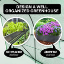 Garden Greenhouse Walk - In Shed 3.5x2x2M PE Apex - RnR Galore
