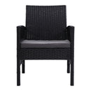 Gardeon 2PC Outdoor Dining Chairs Patio Furniture Wicker Lounge Chair Garden - RnR Galore