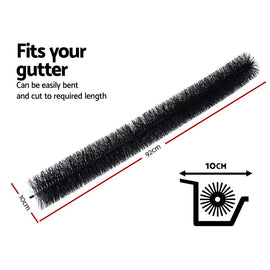 Gardeon Gutter Guard Brush 16M 92X10cm 18PCS - RnR Galore