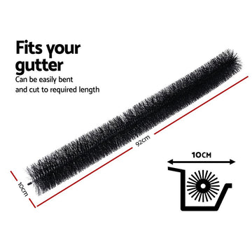 Gardeon Gutter Guard Brush 16M 92X10cm 18PCS - RnR Galore