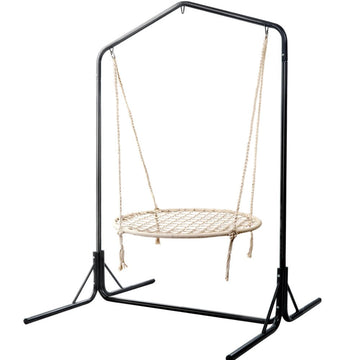 Gardeon Hammock Chair with Stand Nest Web Outdoor Swing 100cm - RnR Galore