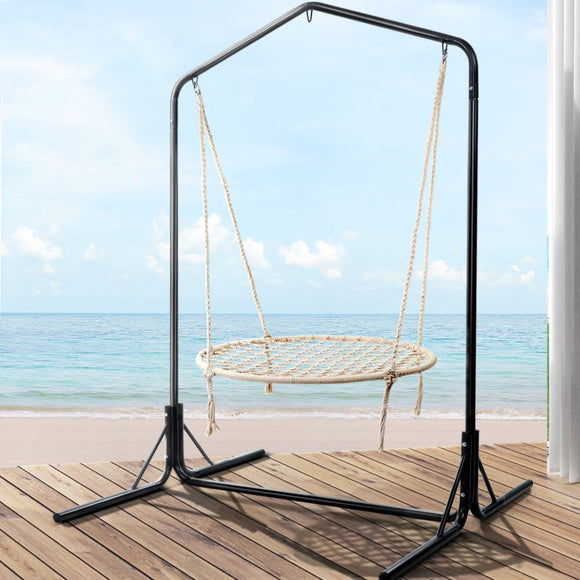 Gardeon Hammock Chair with Stand Nest Web Outdoor Swing 100cm - RnR Galore